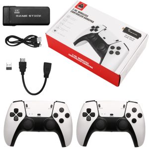 Console de jeu vidéo M8 Pro Game Stick, 4K HDMI HD, 2.4G, manette sans fil pour PS1, David, GB, GBA, arcade, console de jeu TV rétro, plus de 20000 jeux