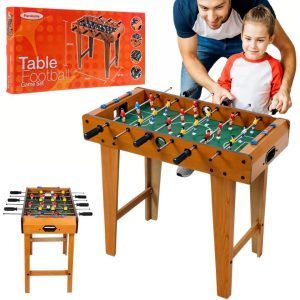 Babyfoot en Bois 6 poignées 18 joueurs – لعبة البابيفوت الخشبية الكلاسيكية