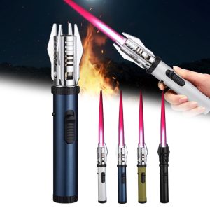 Briquet à flamme droite très puissant coupe-vent – موقد نار محمول