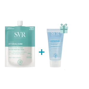 SVR HYDRALIANE CRÈME 50ML + GELÉE MOUSSANTE 55ML OFFERTE