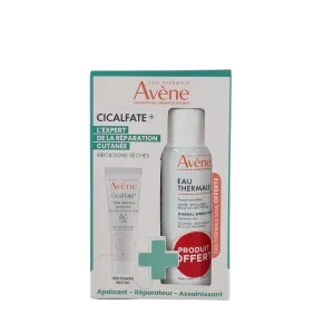 AVENE PACK CICALFATE+CREME 40ML+EAU THERMALE 50ML OFFERT