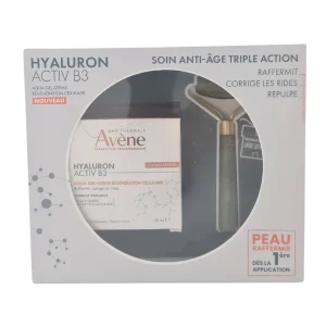 AVENE HYALURON ACTIV B3 AQUA GEL CR JOUR ANTI-RIDES 50ML+ROULEAU EN JADE OFFERT