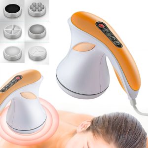 Appareil de massage portatif anti-cellulite multifonction avec 6 têtes de massage