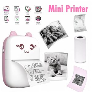 Mini imprimante Thermique Bluetooth sans Fil pour Smartphone – طابعة حرارية لاسلكية