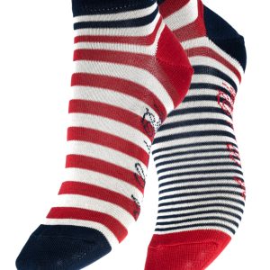 Socquettes Berthe aux grands pieds Rayures Asymétriques