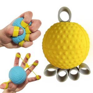 Balle de Rééducation et de Renforcement pour la Main 2 en 1 –  كرة تمرين المعصم