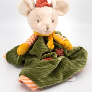 Doudou Souris Bukowski – Peluche porte tétine « HENRY »