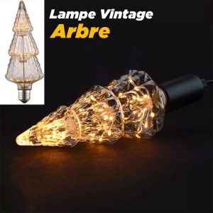 Ampoule Edison E27 à vis LED Motif Arbre – مصباح ديكور