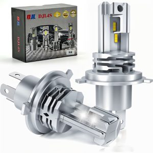 Ampoules de phares à LED H4 avec ventilateur de refroidissement 6500K Blanc –  إضاءة أمامية بيضاء ساطعة للسيارات