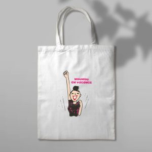 Cadeau personnalisé de merci nounou : Tote bag « nounou en vacances »