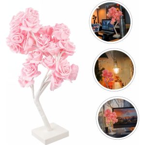 Lampe de Table fleur avec LED – مصباح طاولة زهور مزود