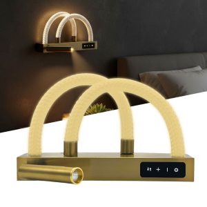 Applique murale moderne à intensité variable avec à 180 dégrée  – مصباح غرف النوم