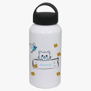 Gourde Chat pour Enfant Personnalisée