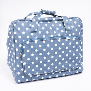 Sac Machine à Coudre Bleu à pois blanc