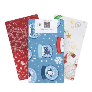 Coupon de tissu Noël « FAT QUARTER »