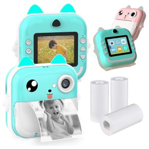 Appareil Photo Numérique HD pour Enfants avec Imprimante Thermique – كاميرة أطفال وصابعة صور فورية