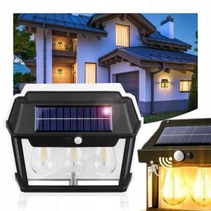 Triple Lanterne Vintage Bougie, nouvelle lampe murale à induction solaire