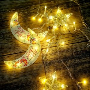 Rideau jeu de lumiere Étoile et Lune 3m – ستارة نجمة وهلال