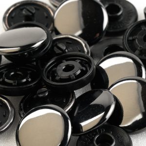 Pressions à la main – aspect métal – 14mm – 3 couleurs