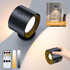 Applique murale Double Tète avec 3 températures de couleur et 3 niveaux de luminosité 1Pcs – مصباح حائط مثالي لغرف النوم