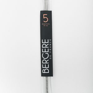 Aiguilles  tricoter droites alu 30 cm N°2 à N°5,5