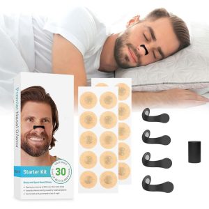 Bandelettes nasales magnétiques anti-ronflement pour un meilleur sommeil – شرائط أنفية مغناطيسية للرياضة والنوم مضادة للشخير