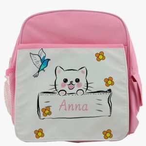 Cartable Chat Personnalisé pour Enfant