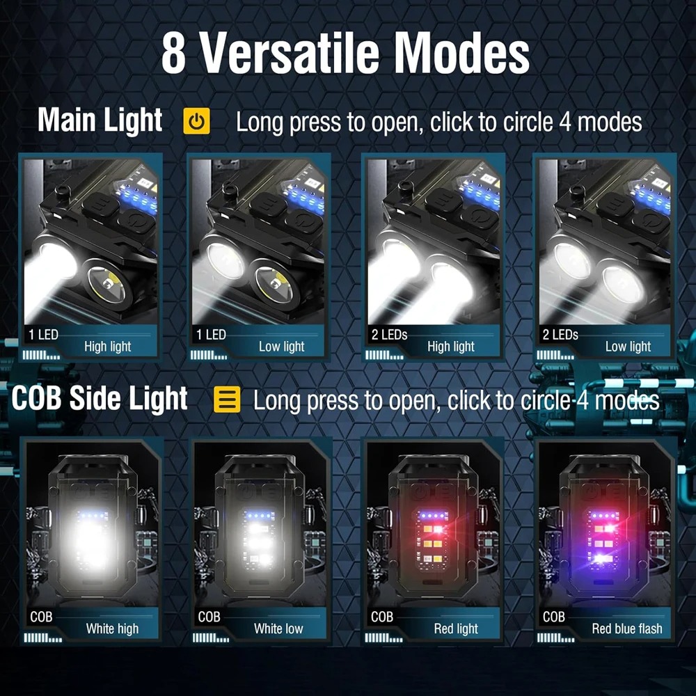 Mini Lampe de Poche Porte-Clés Étanche WD-086 – مصباح محمول – Image 4