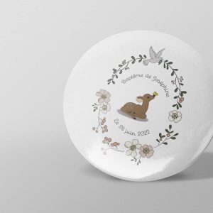 Badge personnalisé faon