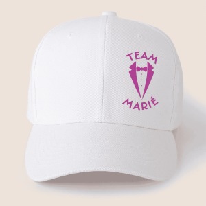 Evg idee : casquette costume team marié