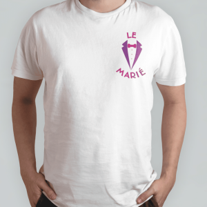 Evg idee : t-shirt costume le marié
