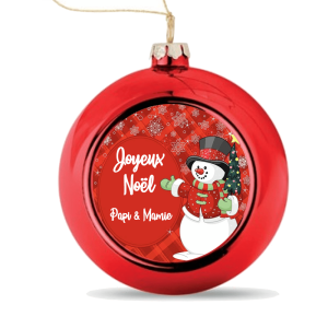 Boule de Noël mamie – papi