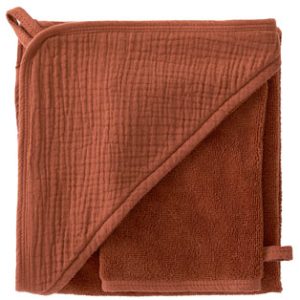 Cape de bain + gant – Toffee