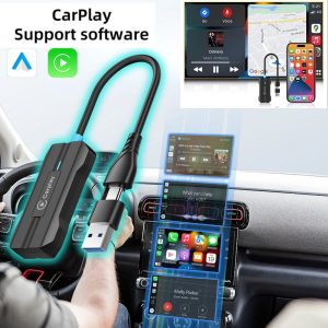 Adaptateur USB CarPlay Sans Fil pour Voitures – جهاز ميديا ذكي للسيارات