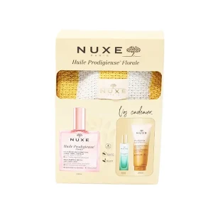 NUXE Huile Prodigieuse Florale 100 ml + Parfum & Huile Douche + Sac offert