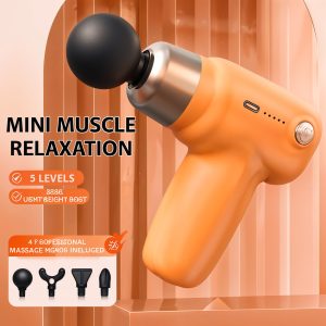 Pistolet de massage silencieux professionnel à 5 vitesses, léger et portable