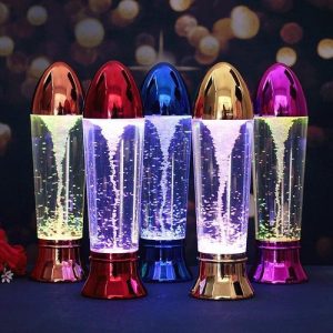 Lampe LED flocon de neige magique rotatif RGB