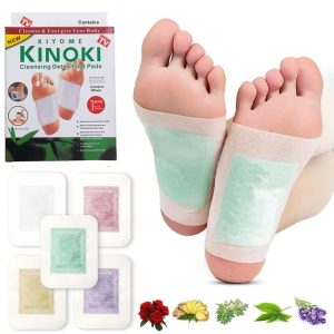 Kinoki Patch Détoxifiant Pour Le Corps – 5 Paires – Blanc