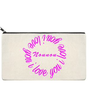 Cadeau personnalisé merci nounou : Trousse « I love you nounou »