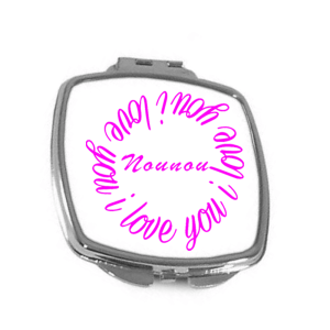 Cadeau de merci nounou : Miroir « Love You Nounou »