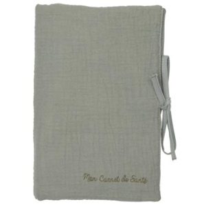 Protège-carnet de santé – Vert de gris