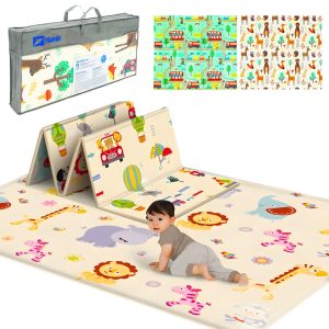 Tapis de jeu pour bébé pliable mousse XPE double face imperméable – بساط ألعاب للأطفال
