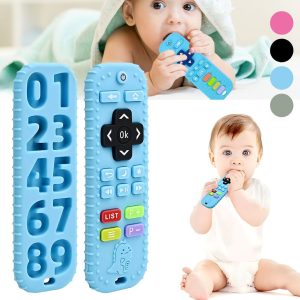 Anneau de dentition en Silicone en forme de télécommande – عضاضة اطفال من سيليكون على شكل جهاز تحكم