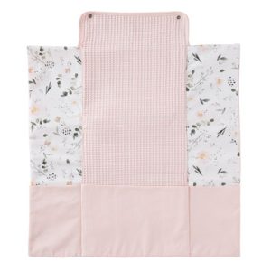 Tapis à langer nomade – Botanique / blush